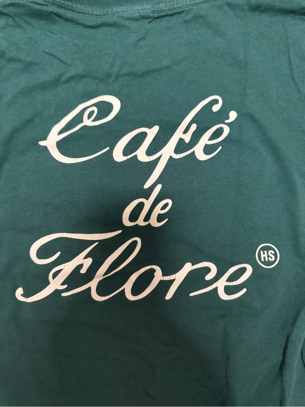 Café de Flore x Highsnobiety "Not In Paris" collaboration t-shirt